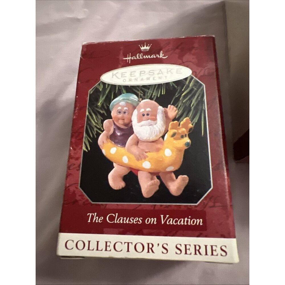Hallmark Keepsake Christmas Vintage Ornament Lot Santa, Catnap, Prayer For Peace - Picture 2 of 4